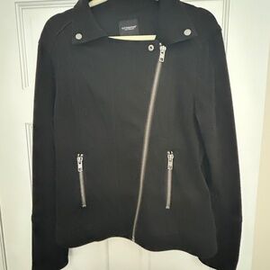 Liverpool Moto Black Jacket Stretch fabric SZ L
